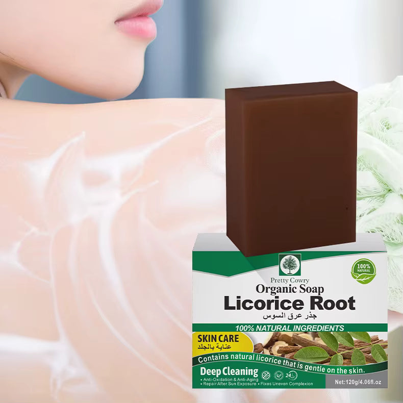 pretty Cowry licorice root soap