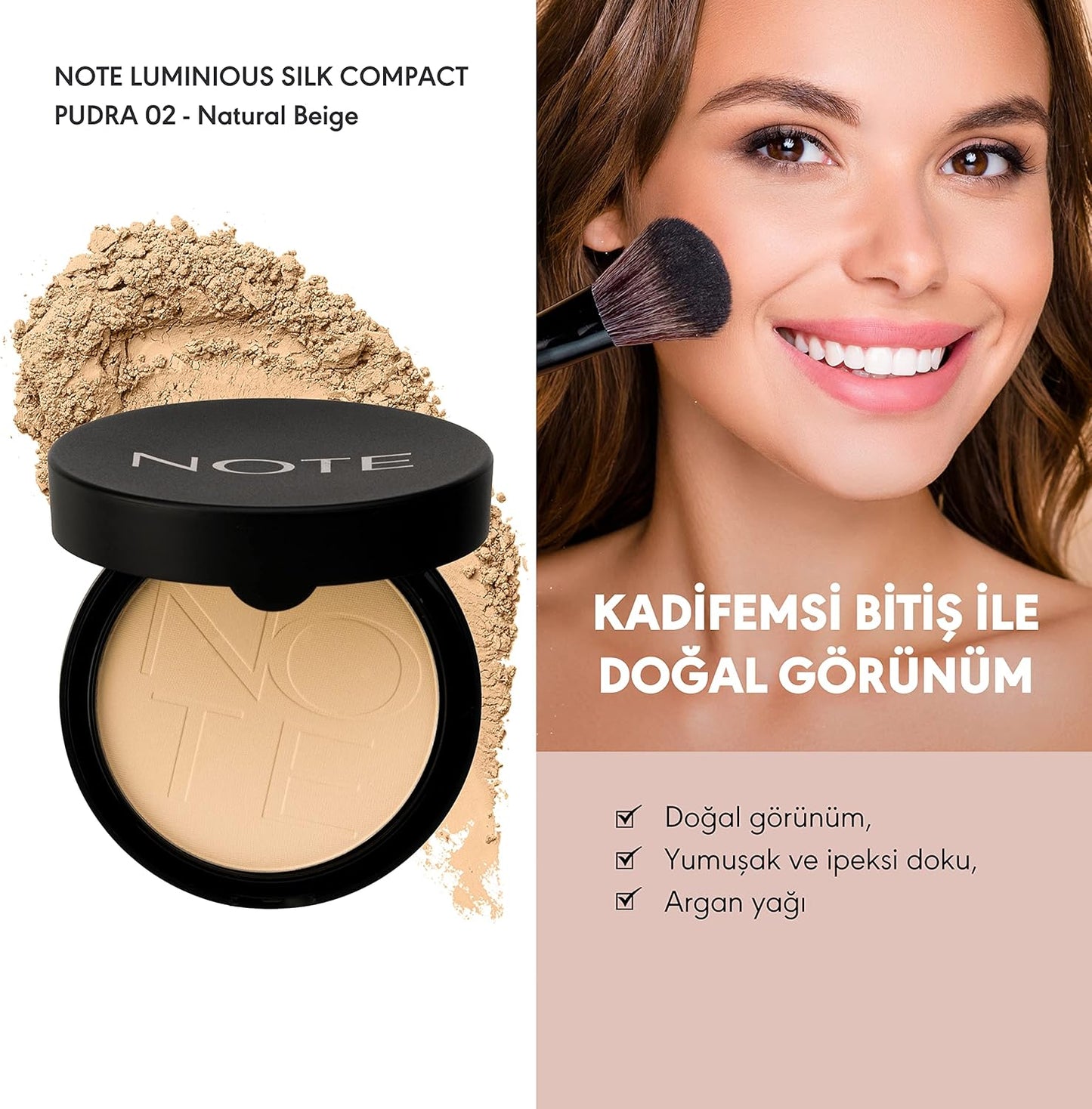Note Luminous Silk Compact Powder