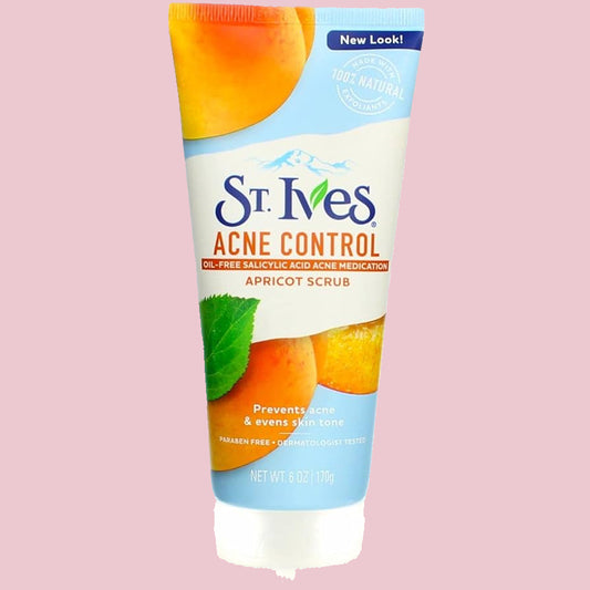St. Ives Acne Control, Apricot Scrub 6 oz (Pack of 2)