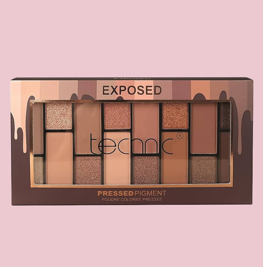 Technic pressed pigment palette-exposed