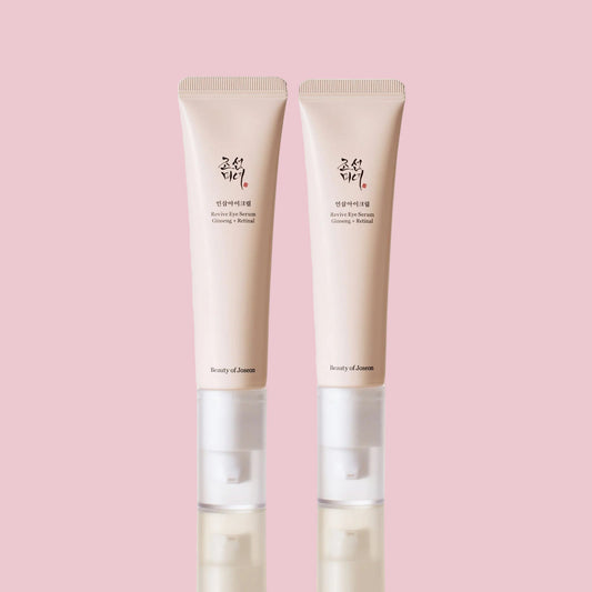 Beauty of Joseon Revive Eye Serum with Retinal Niacinamide Correction for Puffy Eye Bags Fine Lines Dark Circles Wrinkles, Korean Skin Care 30ml, 1 fl.oz, 2 Packs